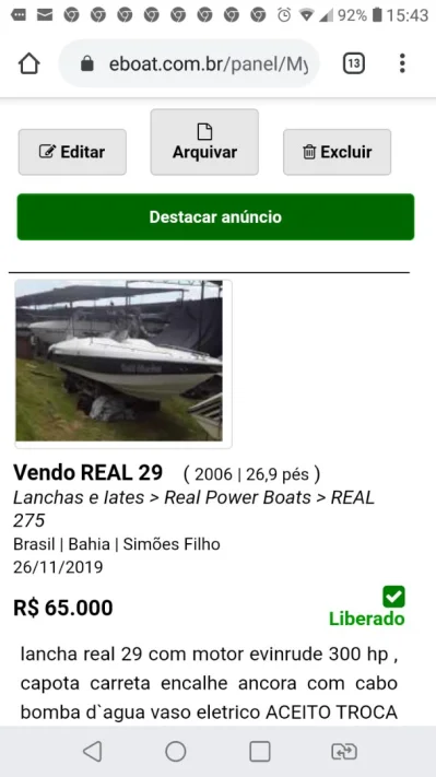 Real 29 , Propostas