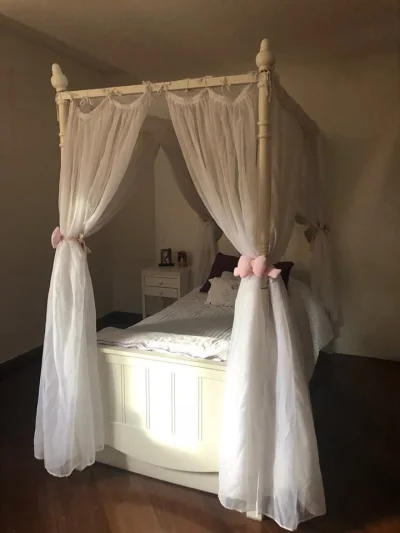 Cama com Dossel + Bi-cama (com Rodinhas)