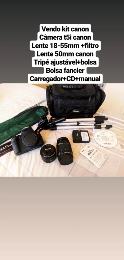 Vendo Câmera T5i Canon