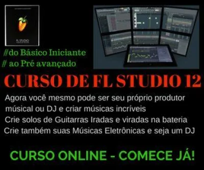 Curso de Produção Fl Studio 12 para Iniciantes Básico ao Pré Avançado