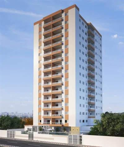 Apartamento com 57.72 m2 - Guilhermina - Praia Grande SP