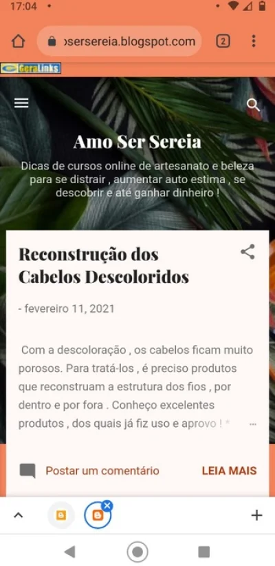 Site de Cursos : Amo Ser Sereia