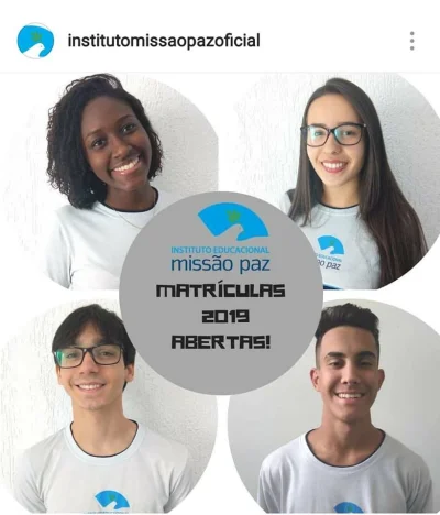 Instituto Educacional Missão Paz Matriculas Abertas