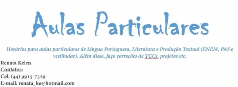 Aulas de Português e Correções