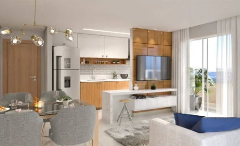 Apartamento com 69.28 m2 - Guilhermina - Praia Grande SP