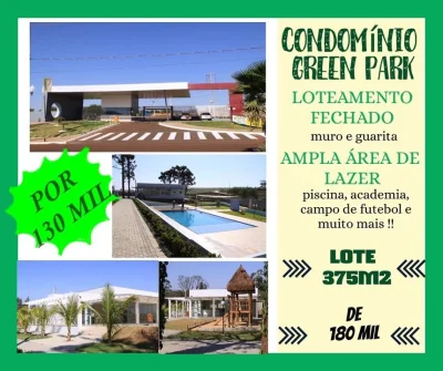 Oferta Relâmpago. Lote Condomínio Fechado 130mil