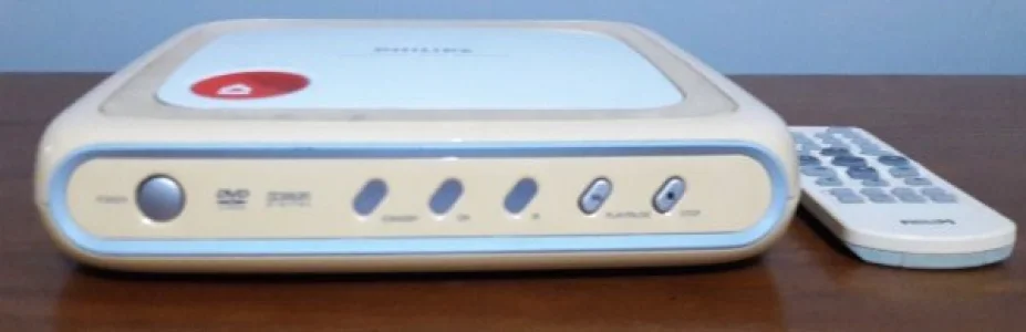 Aparelho de DVD Philips Portátil Branco