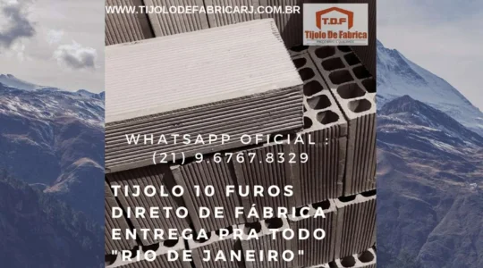 Tijolo Direto de Fábrica Whatsapp: (21) 9.6767.8329 Bom Jesus do Itaba