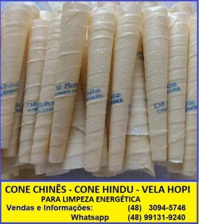 Cone Chinês para Limpeza Energética - Fabricação e Venda de Cones Chin