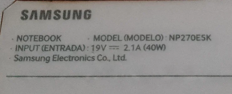 Notebook Samsung Branco