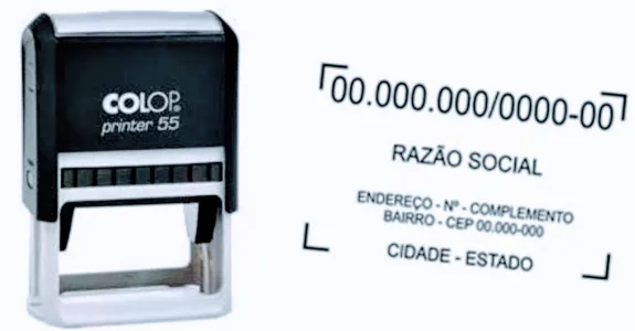 Carimbos Personalizado de CNPJ