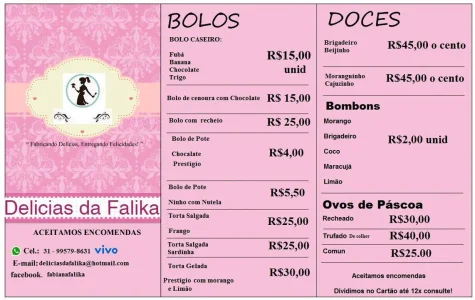 Ovos de Pascoa e Doces