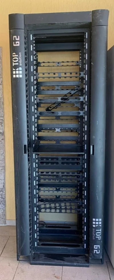 Rack Aberto Top Solution G2 c/ Estruturas e Guias Preto