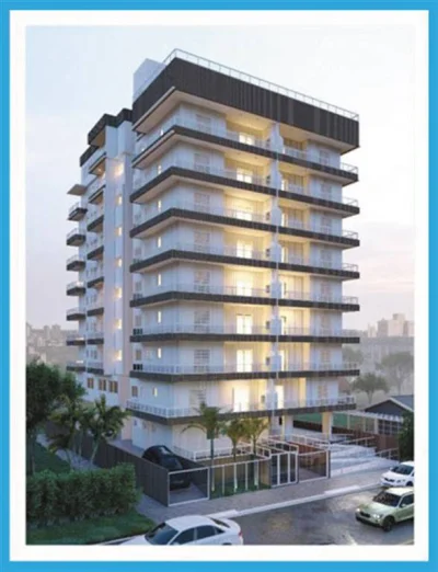 Apartamento com 76.14 m2 - Aviação - Praia Grande SP