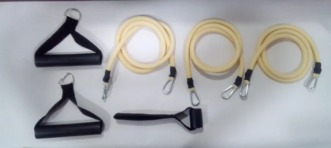 Kit Elástico Exercício Extensor Treinamento Funcional