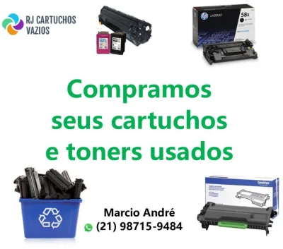 Compro Cartuchos e Toner Vazios de Impressoras