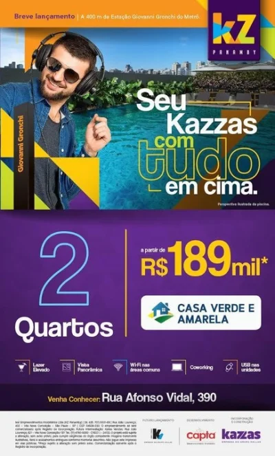 2 Dorm a 400 Metros do Terminal João Dias