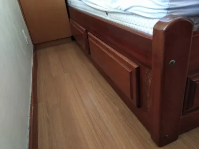 Cama de Madeira com 4 Gavetoes