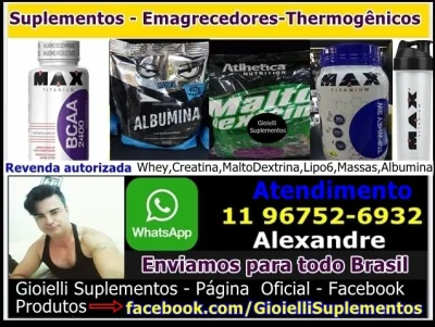 Loja Gioielli Suplementos,emagreça Já