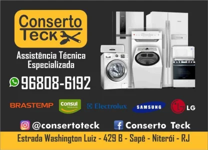 Conserto Assistência Técnica Geladeira - Máquina de Lavar