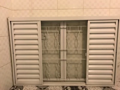Vende-se Janela Veneziana de Correr 6 Folhas Aco Branco Lucasa