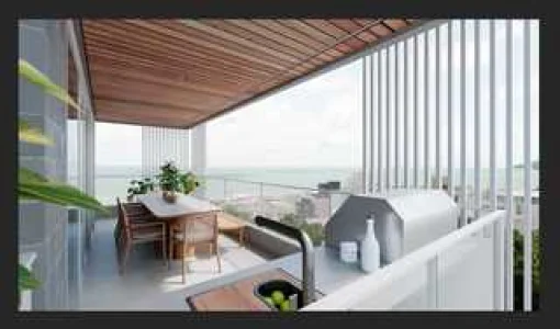 Apartamento com 150.66 m2 - Boqueirão - Praia Grande SP