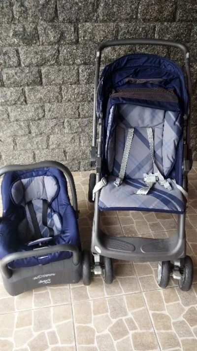 Carrinho e Bebê Conforto Burigotto Usado Vendo Separado Também