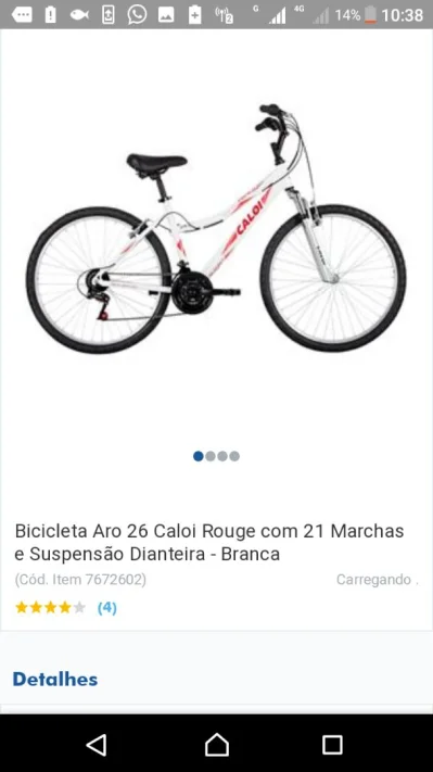 Bicicleta Caloi Aro 26