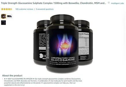 Suplemento de Condroitina + Glucosamina