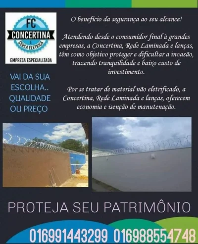 Concertina Galvalume Cerca Elétrica Rede Laminada Lança
