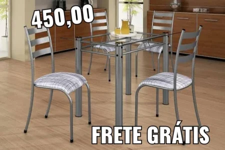 Mesa 4 Cadeiras
