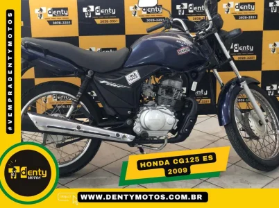Motos Honda CG 125 2009 Azul