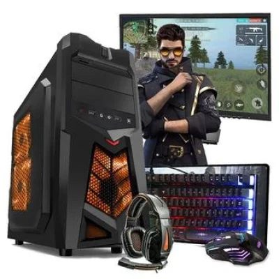 Pc Gamer Completo Hércules Intel Pentium Gpu R7 240 4gb 8gb Hd 1tb Wi-