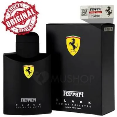 Perfume Ferrari Black Lacrado 100%original