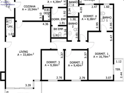 Cobertura à Venda 312 m2 por R$ 2.800.00000 - Sumaré - São P