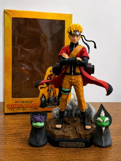 Action Figure Naruto Shippuden Modo Sábio + Caixa
