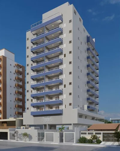 Apartamento com 61.55 m2 - Guilhermina - Praia Grande SP