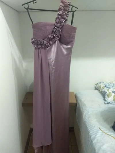 Vestido de Festa uma Alça Só
