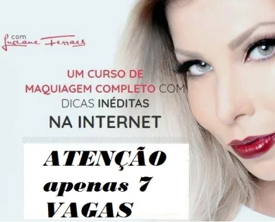 Promoção Curso de Maquiagem 7 Vagás
