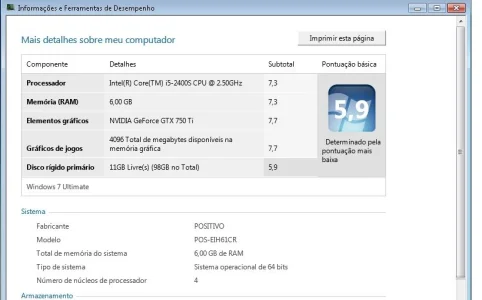Core I5 Positivo