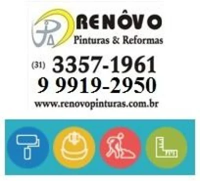 Pintura a Jato Renovo Reformas Prediais