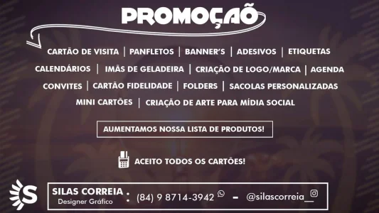 Promoção Cartões de Visita!