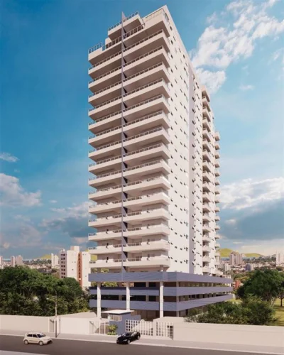 Apartamento com 123.99 m2 - Aviação - Praia Grande SP