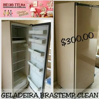 Geladeira Brsatemp Clean