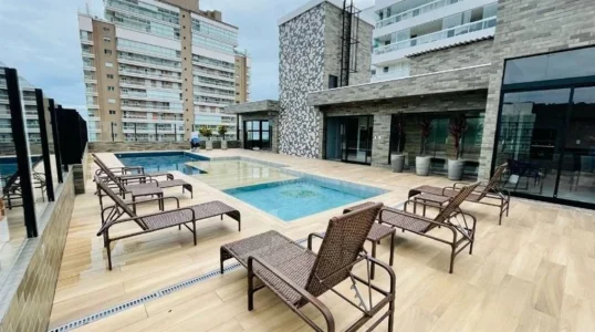Apartamento com 120.51 m2 - Forte - Praia Grande SP