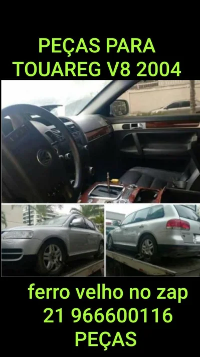 Volkswagen Touareg Sucata 42 V8 - Peças Automotivas Ferro Velho no Z