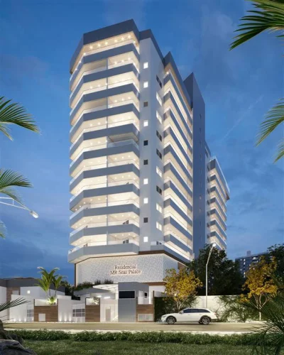 Apartamento com 72 m2 - Mirim - Praia Grande SP