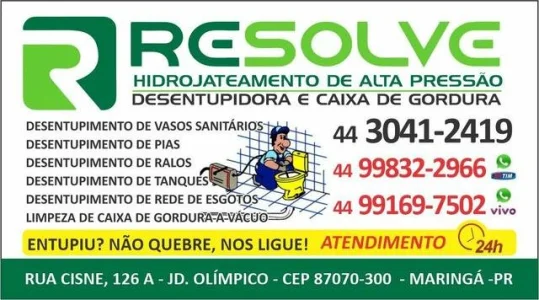 Desentupidora e Caixa de Gordura