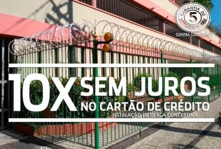 Fornecimento e Instalação de Cercas Concertina / Rede Laminada