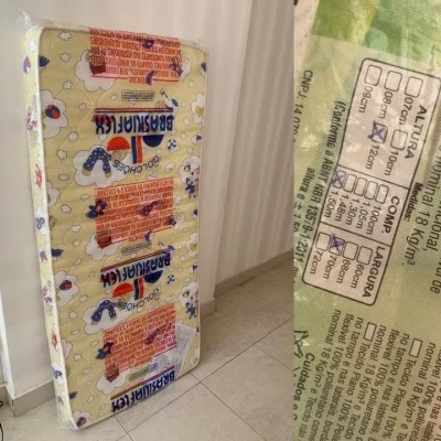 Colchão Mini Cama Infantil